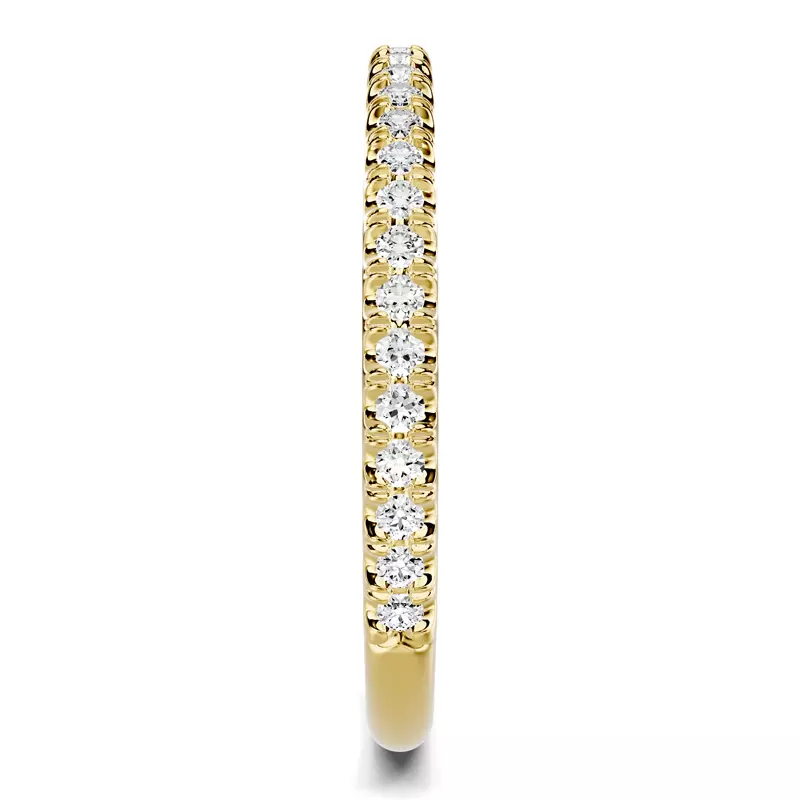18K Yellow Gold Avalon Classic Pavé Band