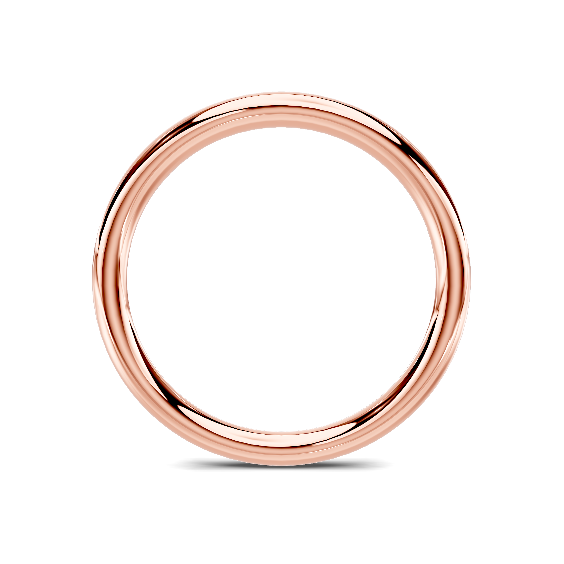 14K Rose Gold Elaris Dome Band