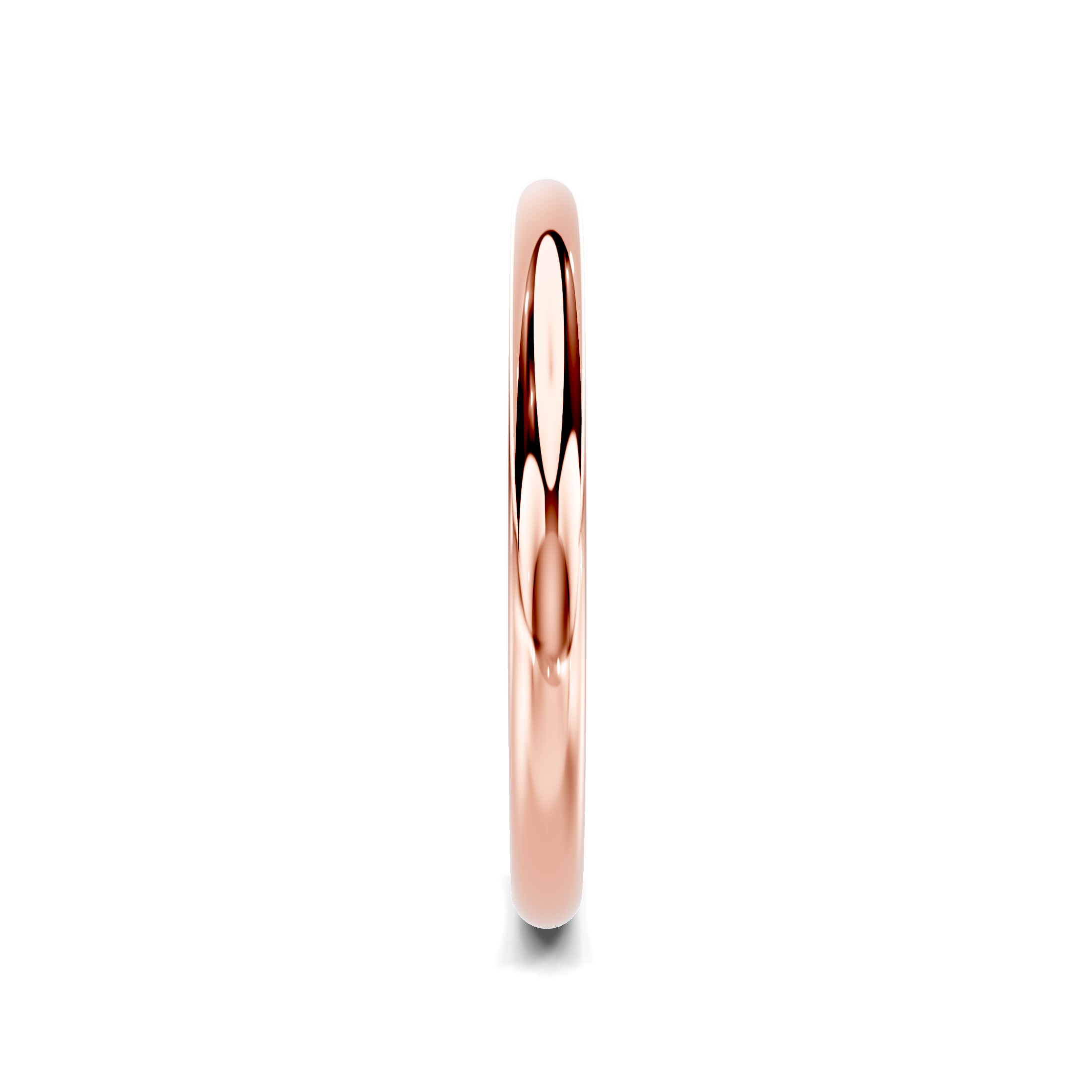 14K Rose Gold Elaris Dome Band
