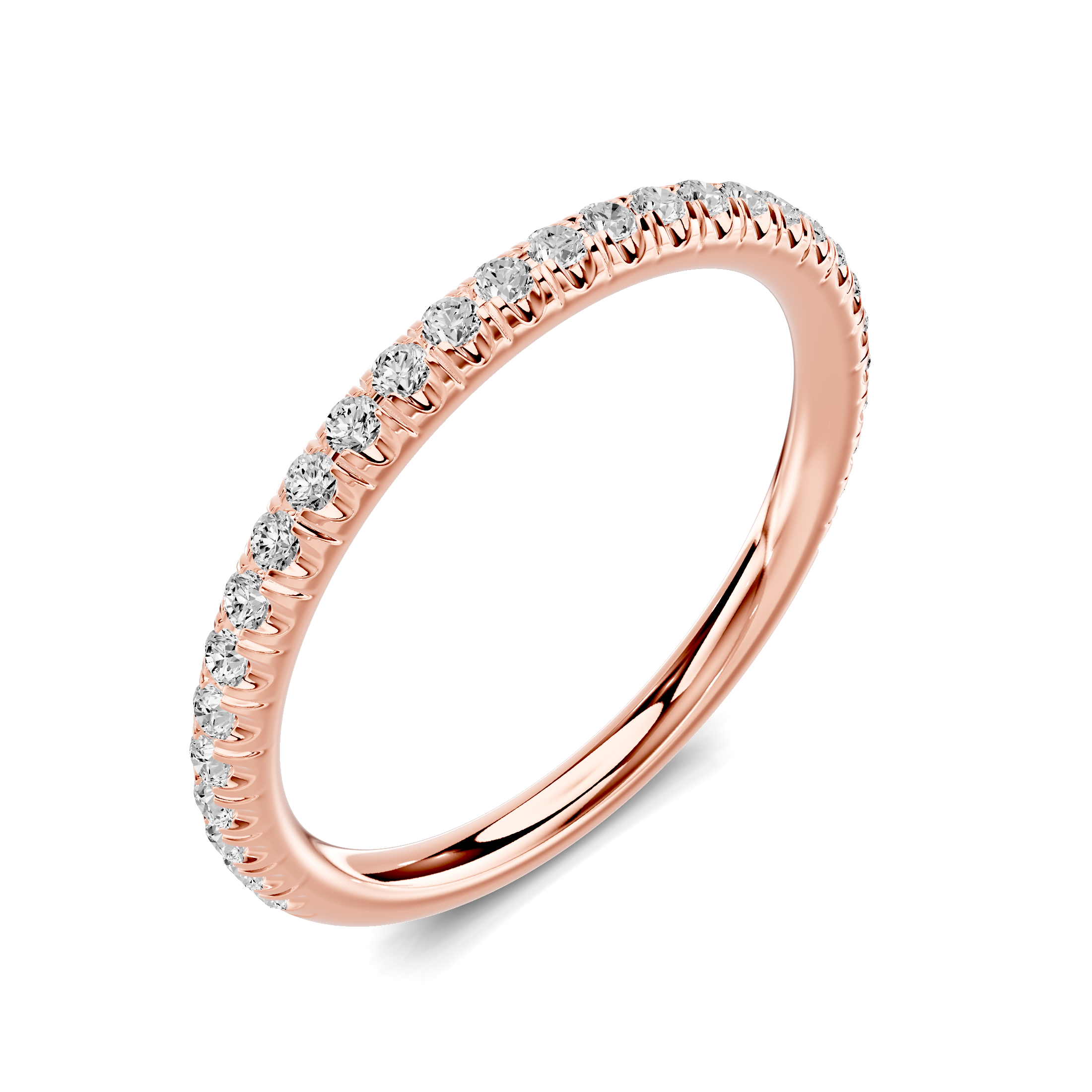 14K Rose Gold Elaris Pavé Band