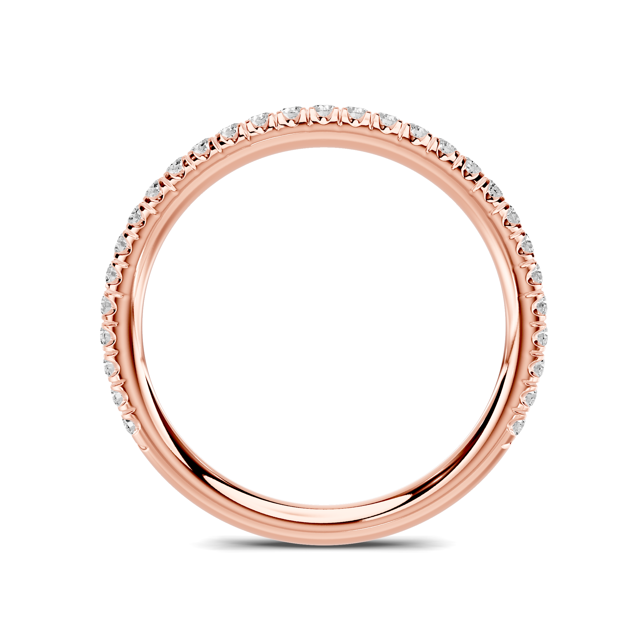 14K Rose Gold Elaris Pavé Band