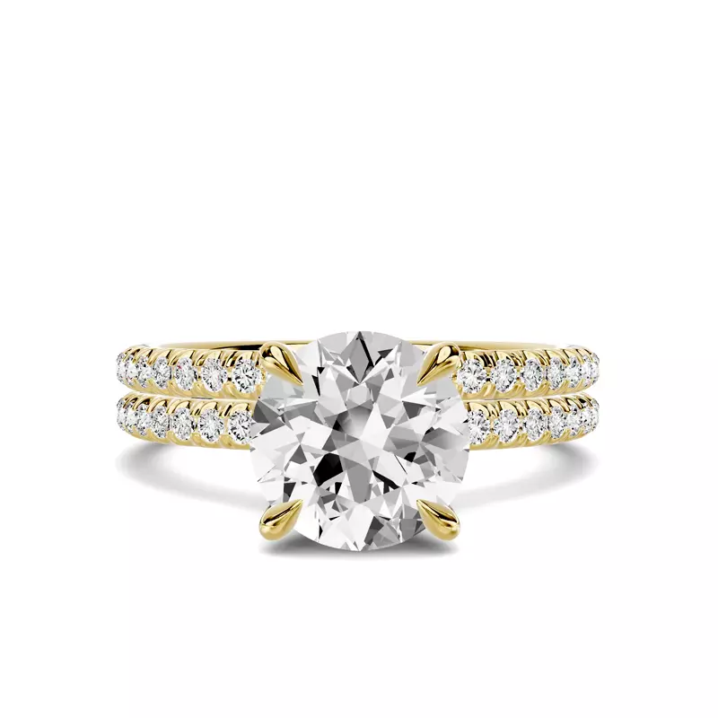 14K Yellow Gold Elaris Pavé Band