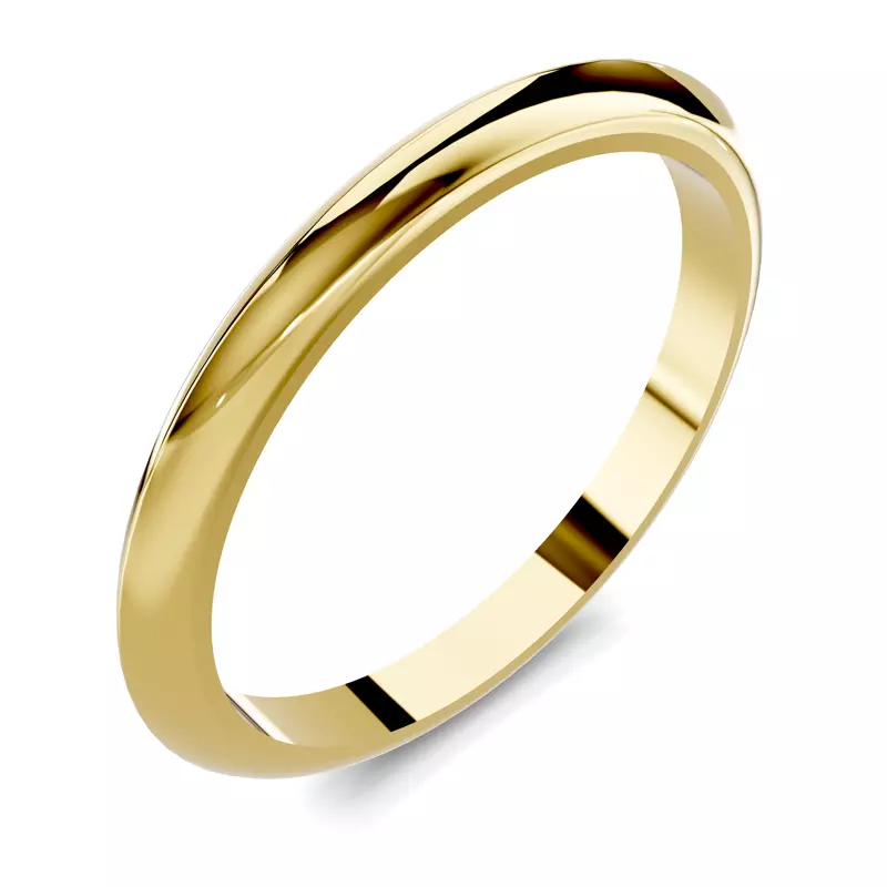 14K Yellow Gold Serra Knife Edge Band (2mm)