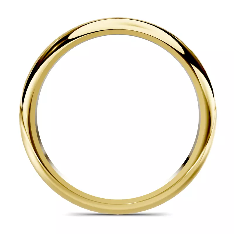 14K Yellow Gold Serra Knife Edge Band (2mm)