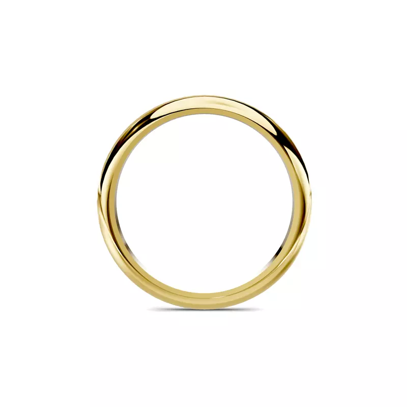 18K Yellow Gold Serra Knife Edge Band (2mm)