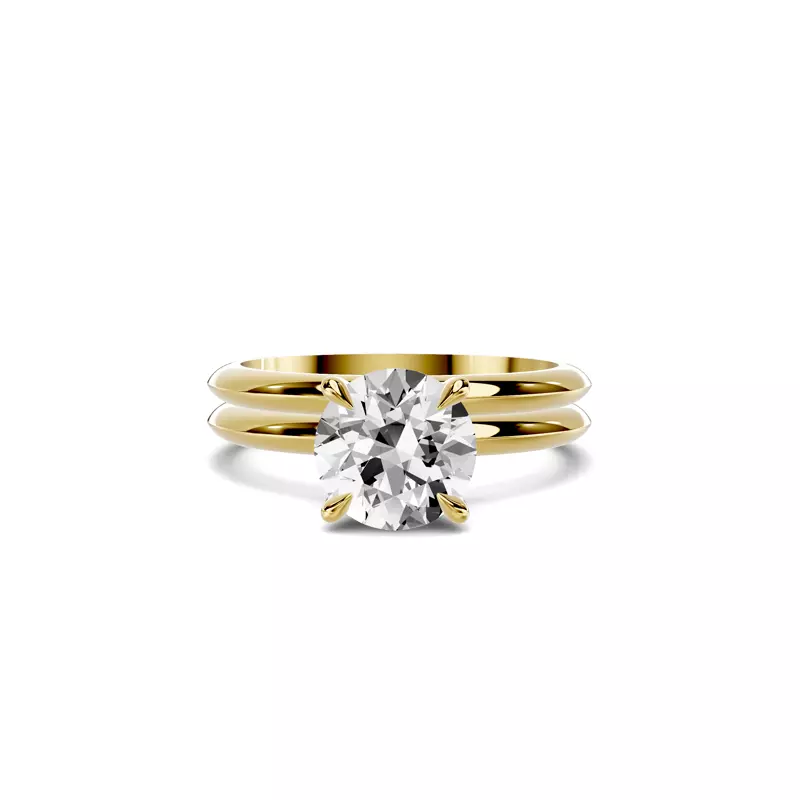 18K Yellow Gold Serra Knife Edge Band (2mm)