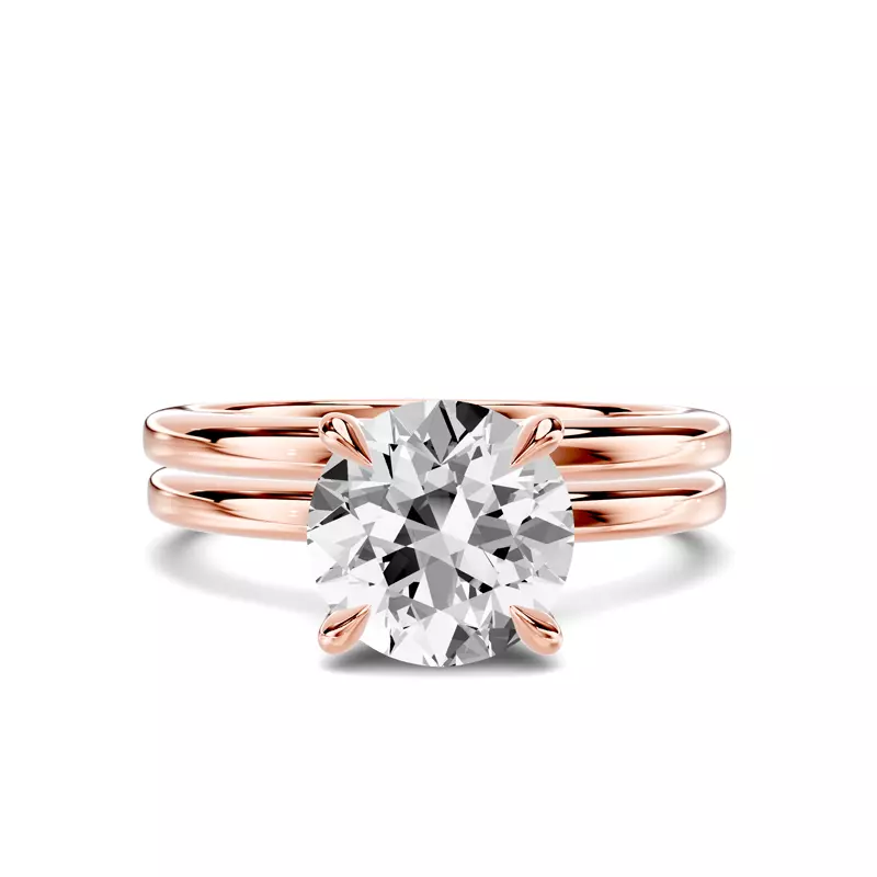 14K Rose Gold Avalon Classic Wedding Band
