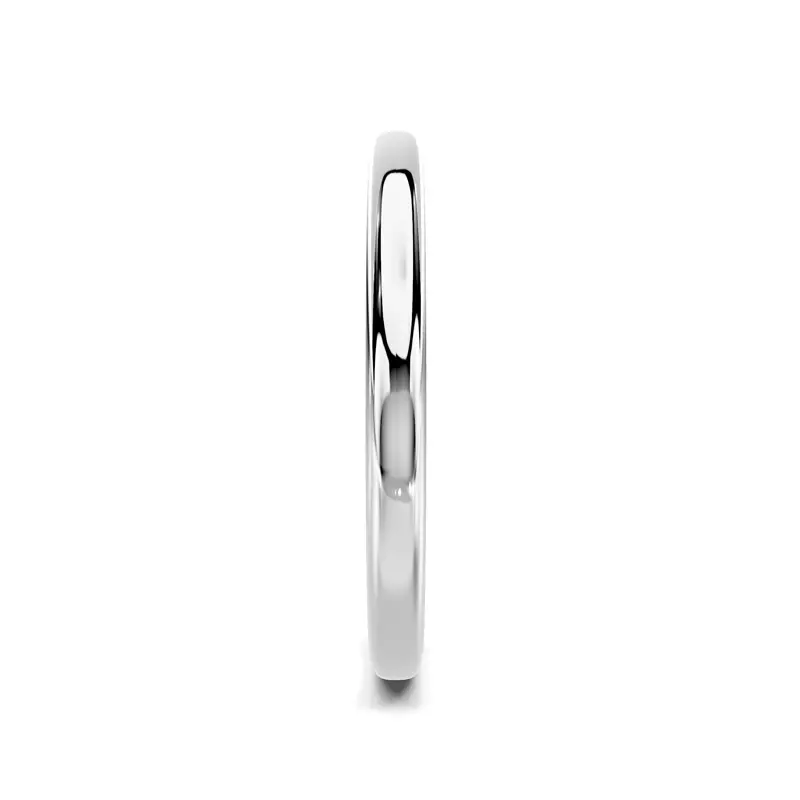 14K White Gold Avalon Classic Wedding Band