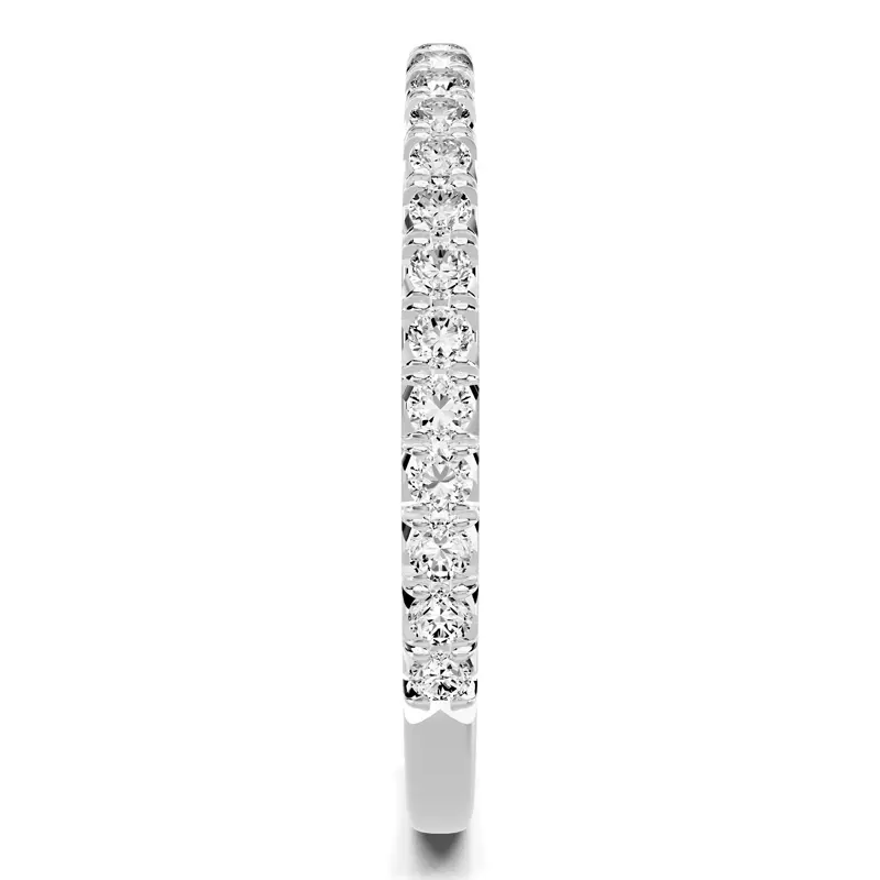 Platinum Lumina French Pavé Lab Band (1/3 ct. tw.)