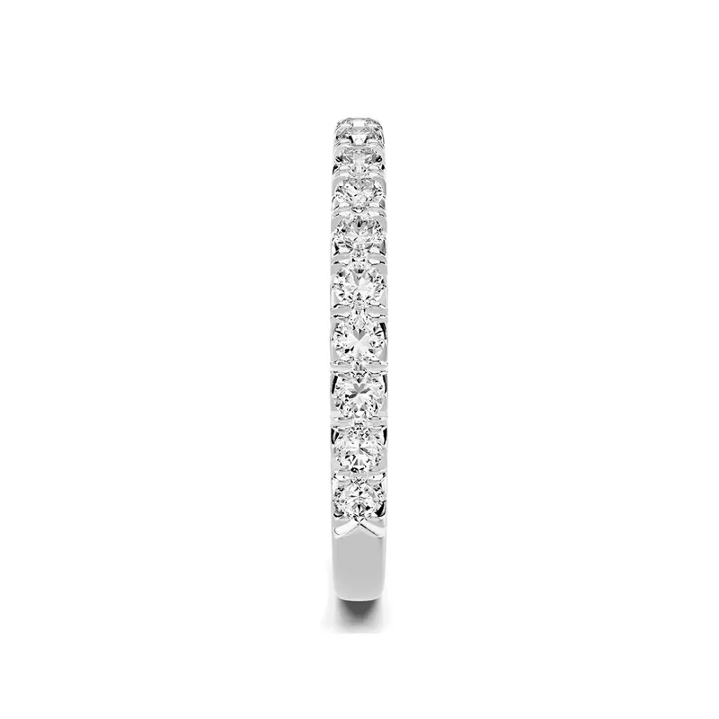 18K White Gold Lumina French Pavé Lab Band (1/2 ct. tw.)