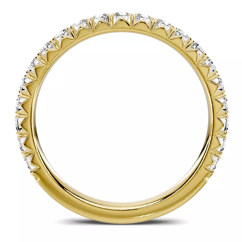 18K Yellow Gold Lumina French Pavé Band (1/2 ct. tw.)