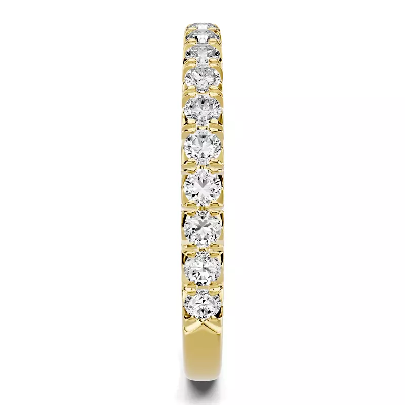 18K Yellow Gold Lumina French Pavé Band (1/2 ct. tw.)