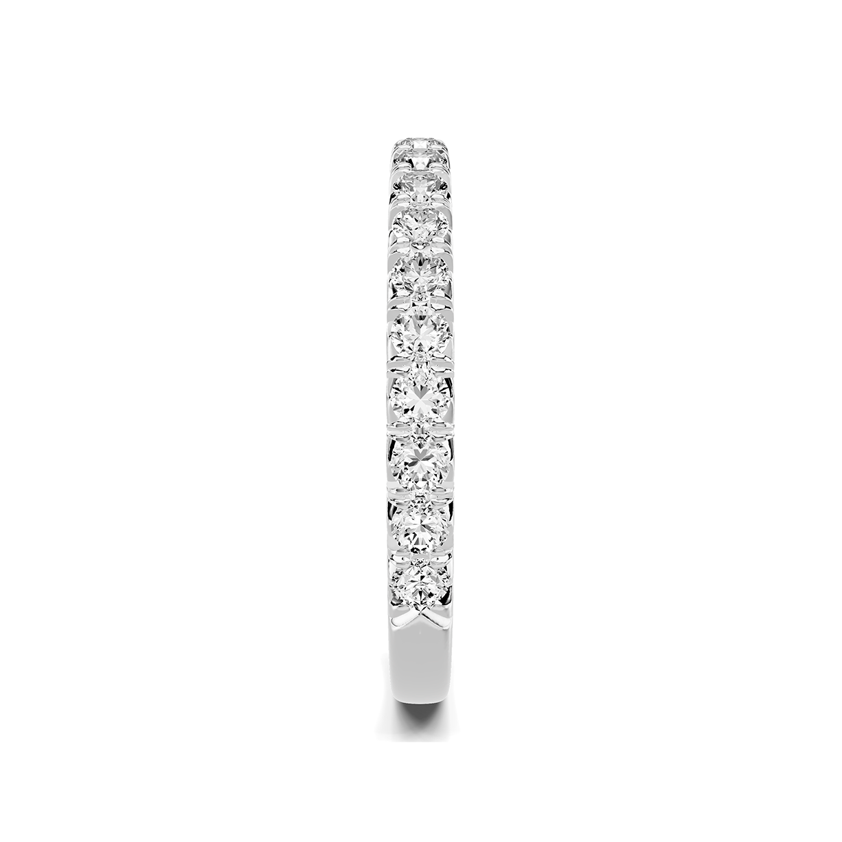 Platinum Lumina French Pavé Lab Band (1/2 ct. tw.)