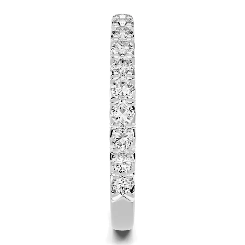 Platinum Lumina French Pavé Band (1/2 ct. tw.)