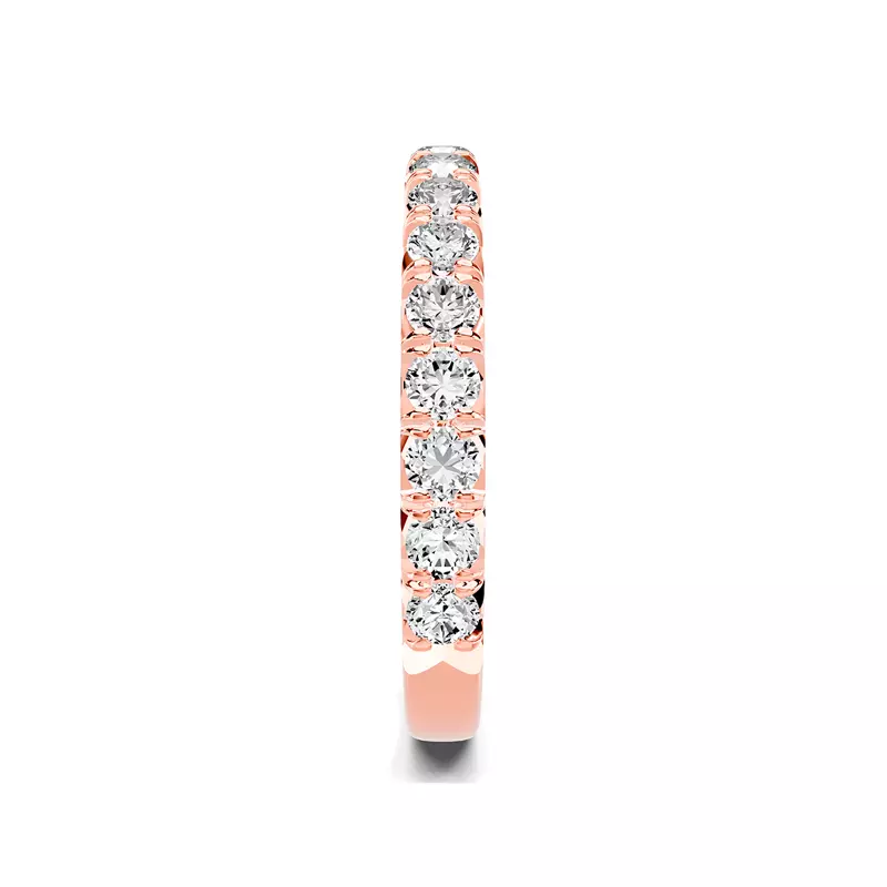 14K Rose Gold Lumina French Pavé Band (3/4 ct. tw.)