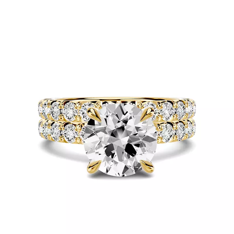 14K Yellow Gold Lumina French Pavé Band (3/4 ct. tw.)