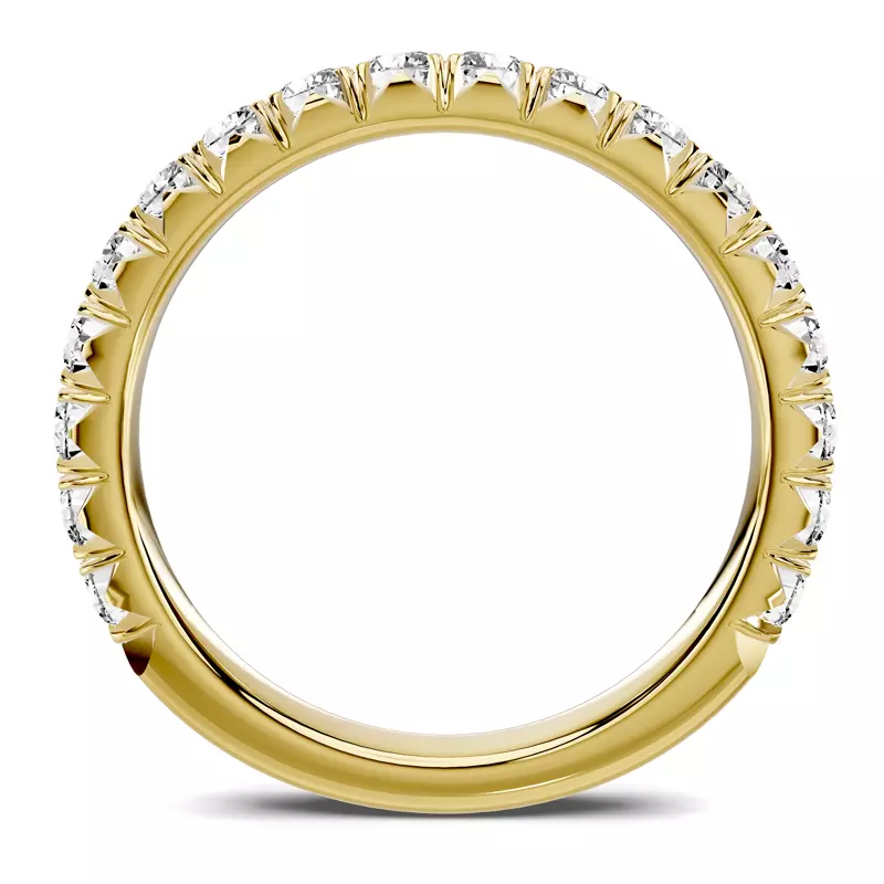 18K Yellow Gold Lumina French Pavé Band (3/4 ct. tw.)