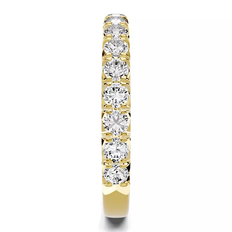 18K Yellow Gold Lumina French Pavé Band (3/4 ct. tw.)