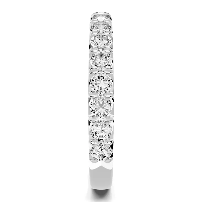 Platinum Lumina French Pavé Lab Band (3/4 ct. tw.)