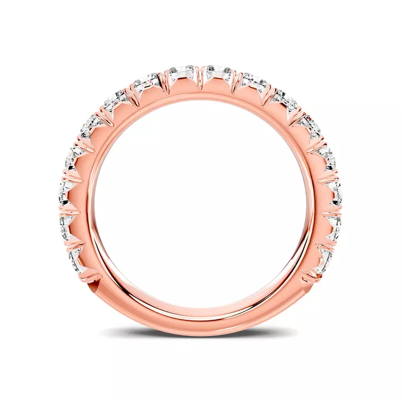14K Rose Gold Lumina French Pavé Band (1 ct. tw.)