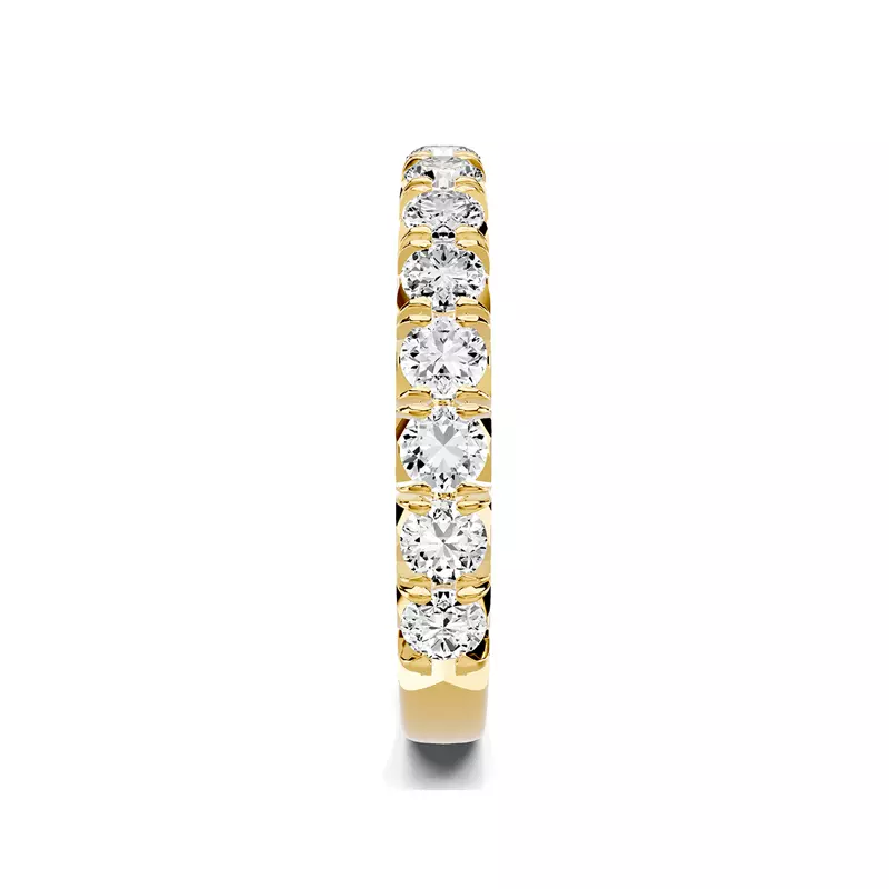 14K Yellow Gold Lumina French Pavé Lab Band (1 ct. tw.)