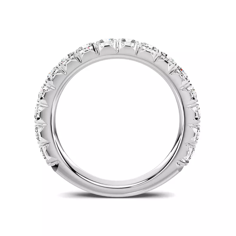 18K White Gold Lumina French Pavé Lab Band (1 ct. tw.)