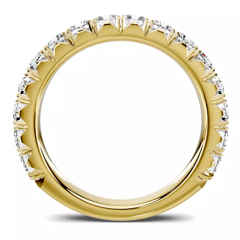 18K Yellow Gold Lumina French Pavé Band (1 ct. tw.)