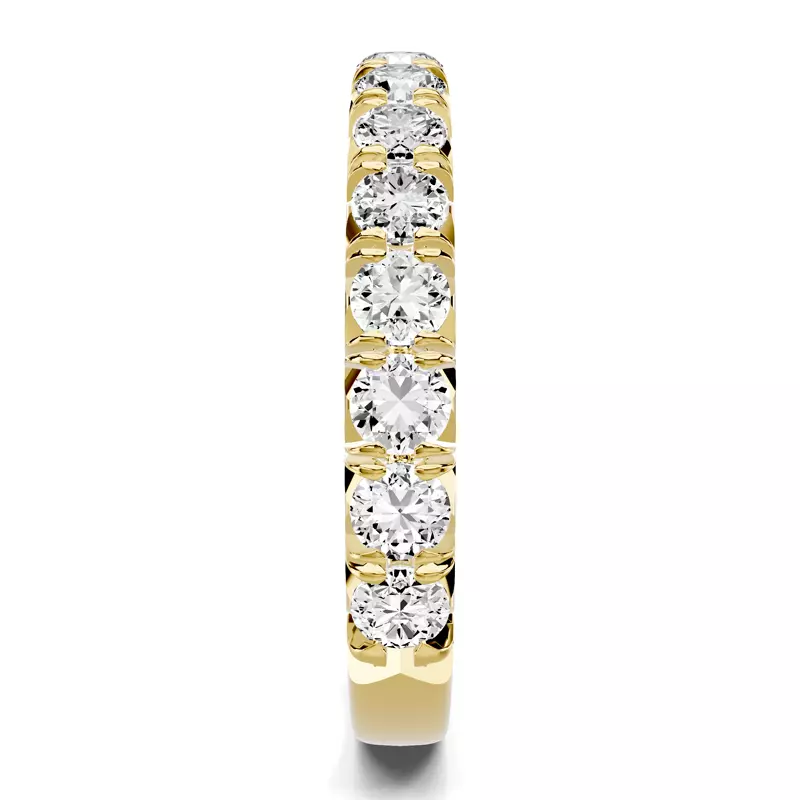 18K Yellow Gold Lumina French Pavé Band (1 ct. tw.)