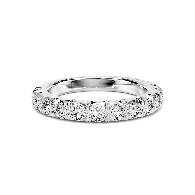 Platinum Lumina French Pavé Lab Band (1 ct. tw.)