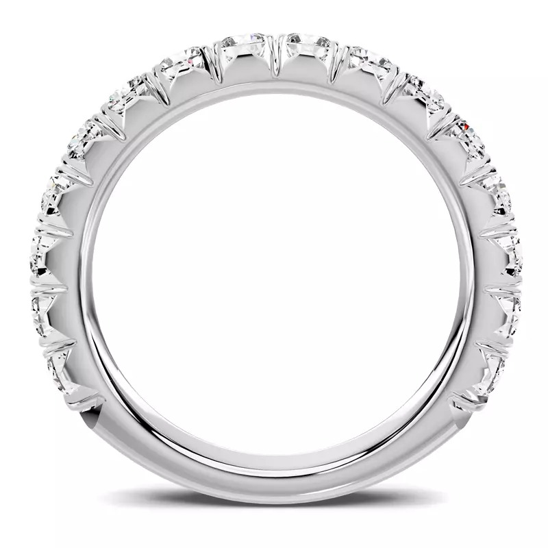 Platinum Lumina French Pavé Lab Band (1 ct. tw.)