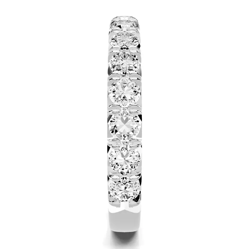Platinum Lumina French Pavé Lab Band (1 ct. tw.)