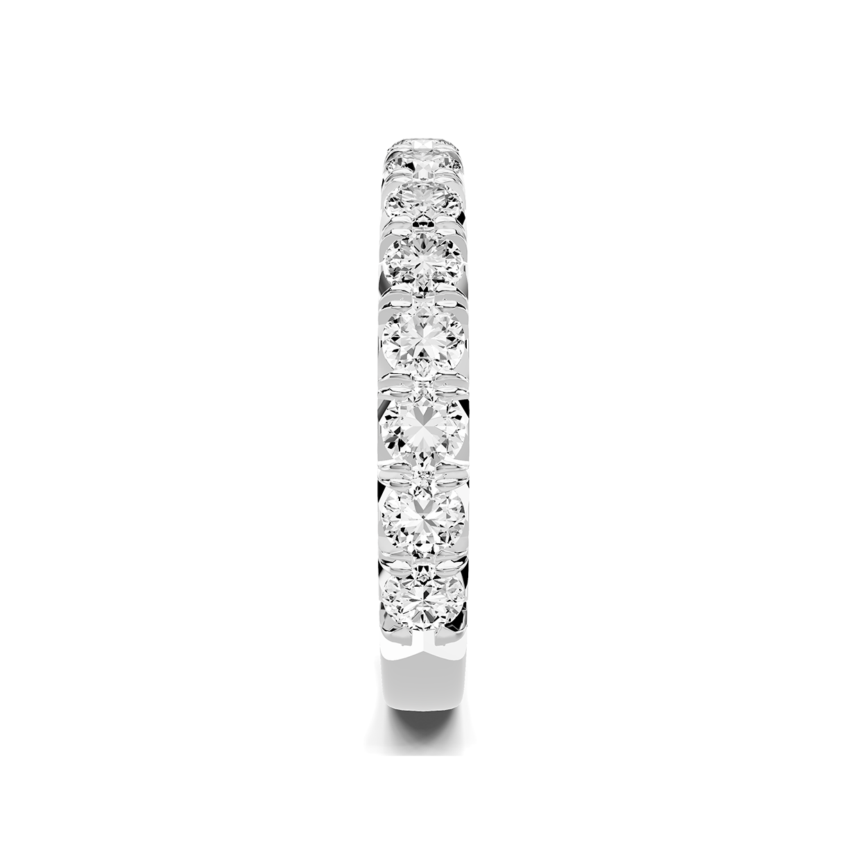 Platinum Lumina French Pavé Lab Band (1 ct. tw.)