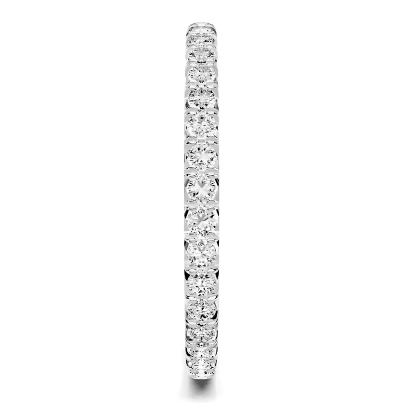 Platinum Lumina French Pavé Eternity Lab Band (1/2 ct. tw.)