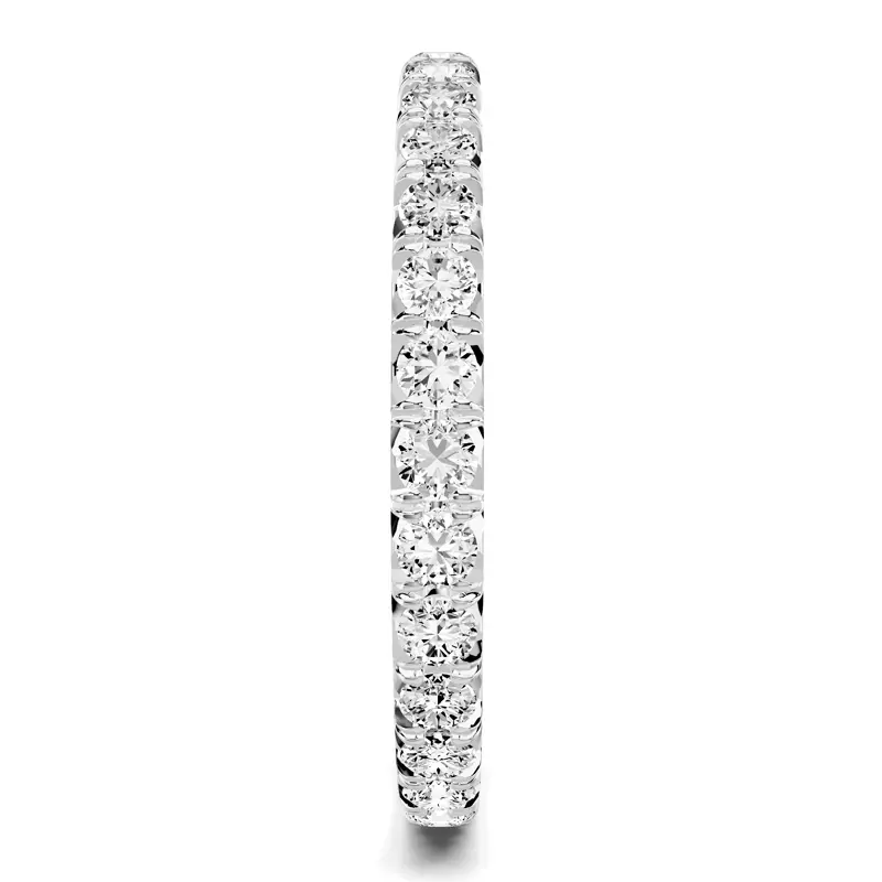 14K White Gold Lumina French Pavé Eternity Lab Band (3/4 ct. tw.)