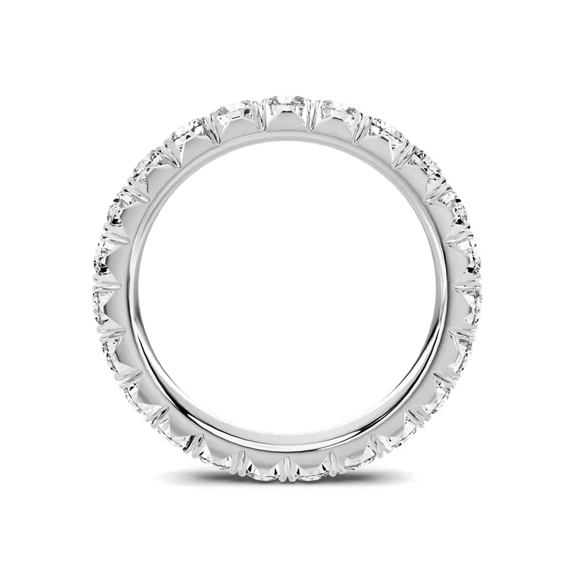 14K White Gold Lumina French Pavé Eternity Lab Band (1.70 ct. tw.)