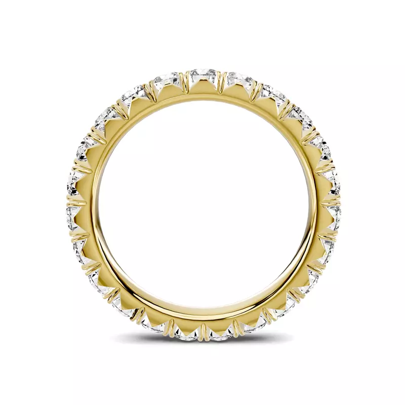 14K Yellow Gold Lumina French Pavé Eternity Lab Band (1.70 ct. tw.)