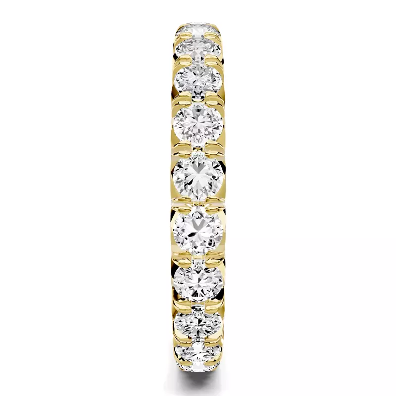 18K Yellow Gold Lumina French Pavé Eternity Lab Band (1.70 ct. tw.)