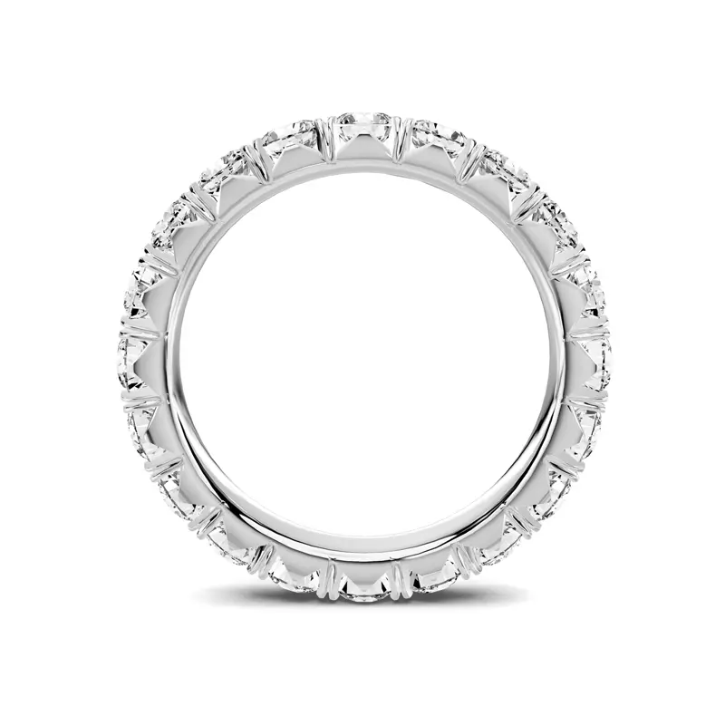 18K White Gold Lumina French Pavé Eternity Lab Band (2 ct. tw.)