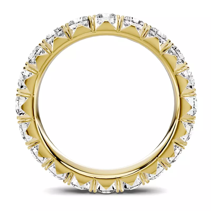 18K Yellow Gold Lumina French Pavé Eternity Lab Band (2 ct. tw.)