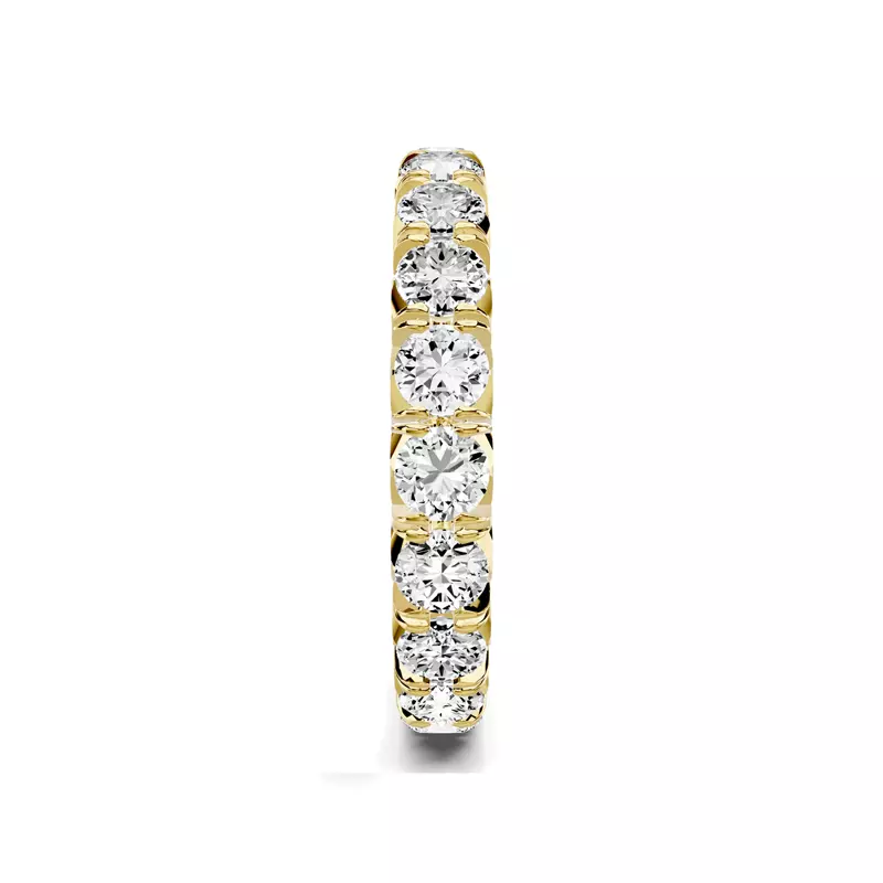 18K Yellow Gold Lumina French Pavé Eternity Lab Band (2 ct. tw.)