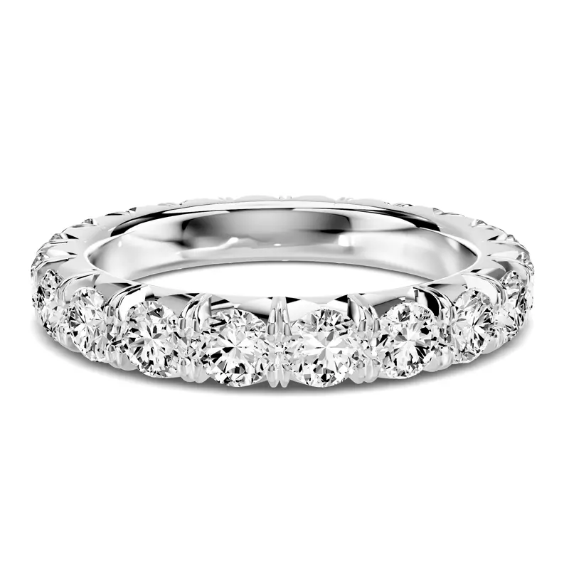 Lumina French Pavé Eternity Lab Band (2 ct. tw.)