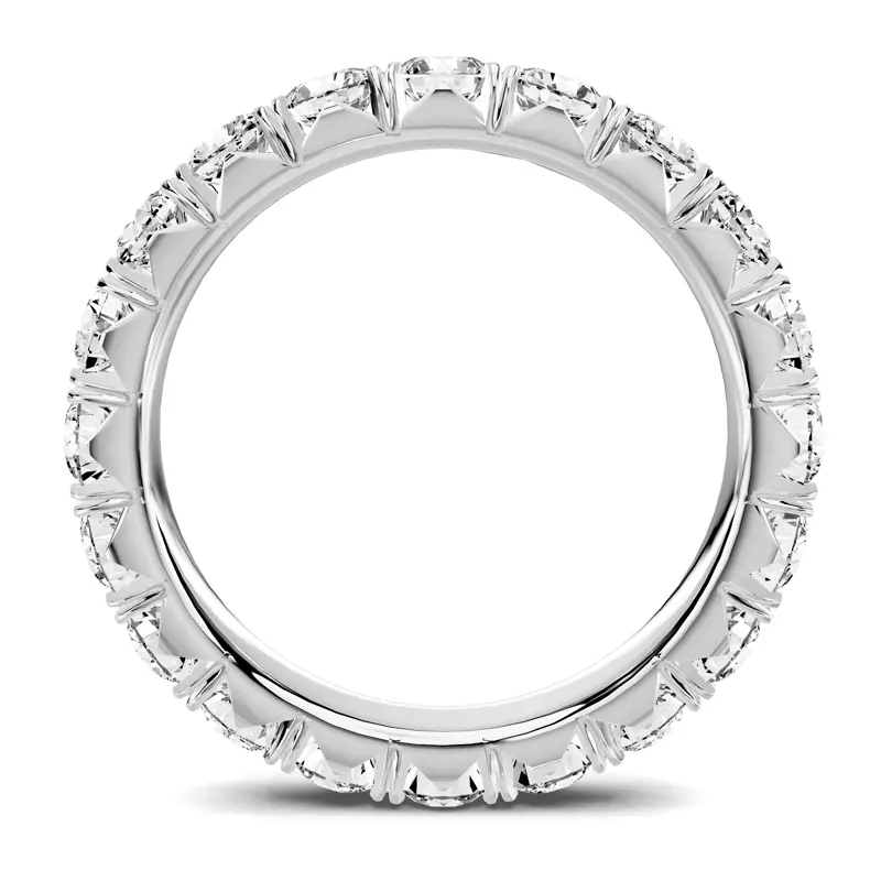 Platinum Lumina French Pavé Eternity Band (2 ct. tw.)