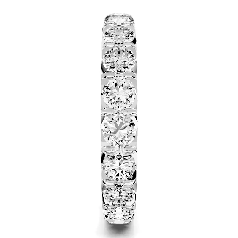 Platinum Lumina French Pavé Eternity Band (2 ct. tw.)