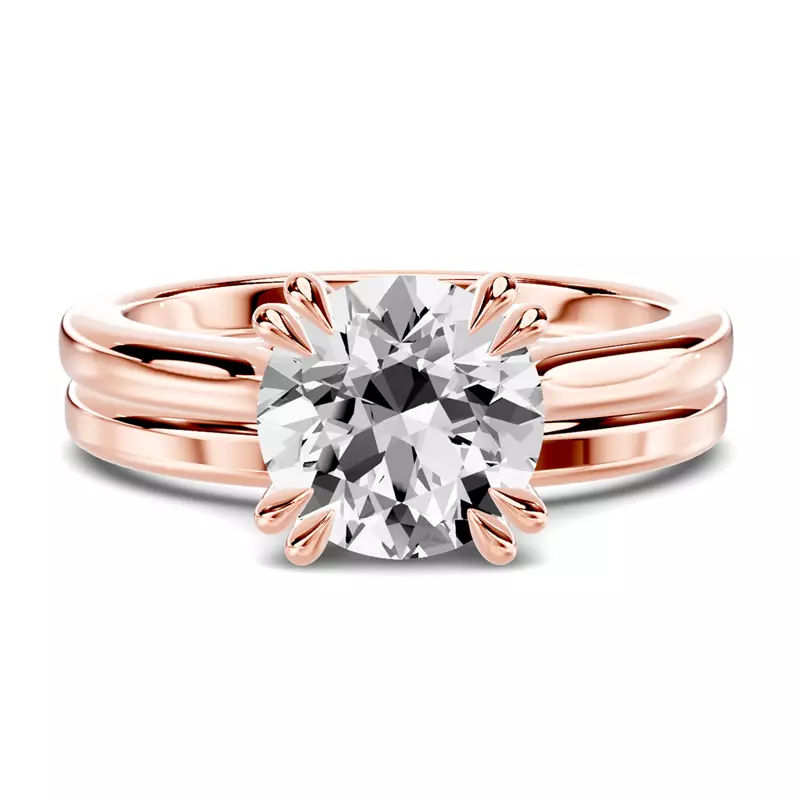 14K Rose Gold Lucca Classic Band
