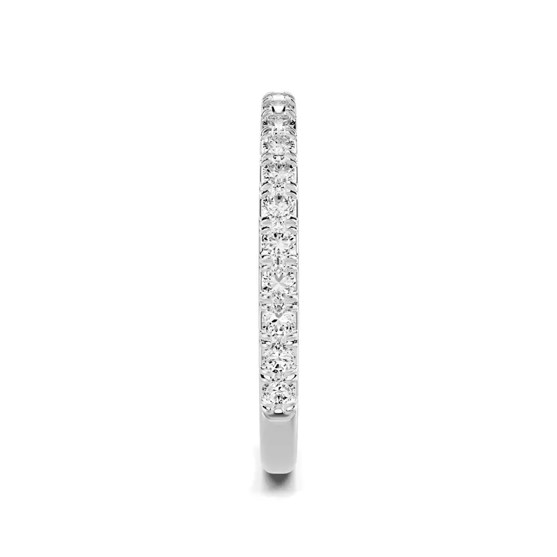 14K White Gold Lucca Pavé Band