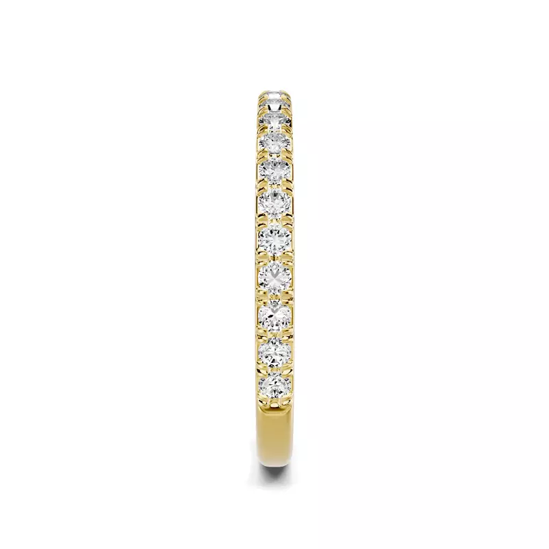 14K Yellow Gold Lucca Pavé Band