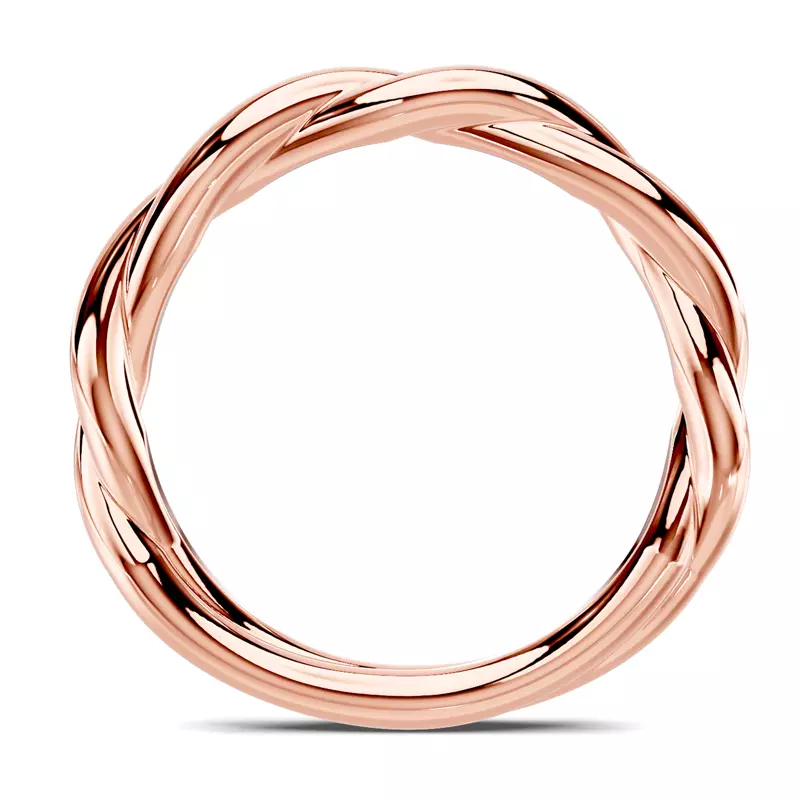 14K Rose Gold Riona Twist Band