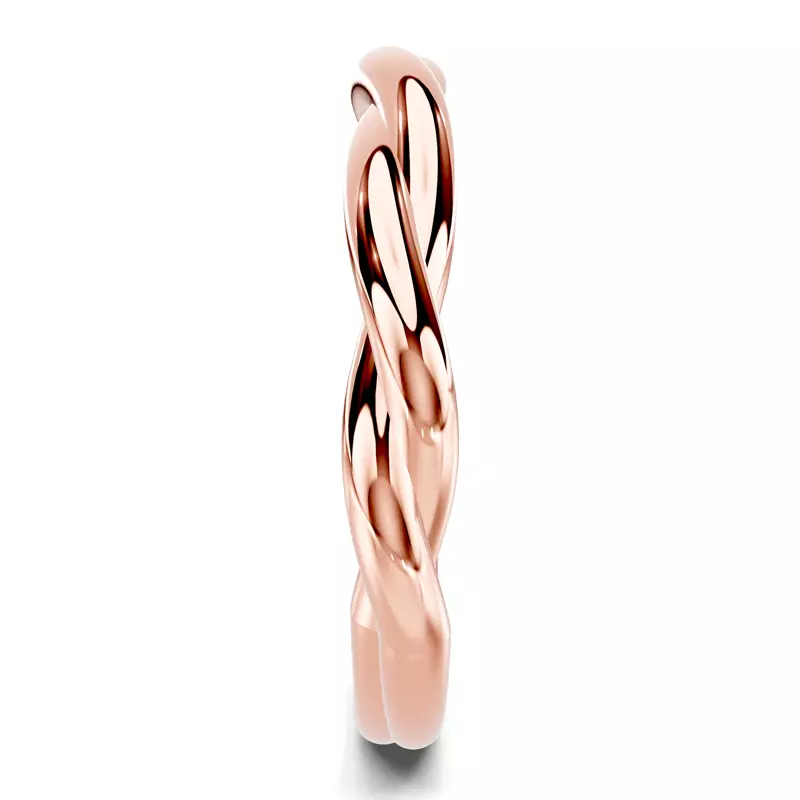14K Rose Gold Riona Twist Band
