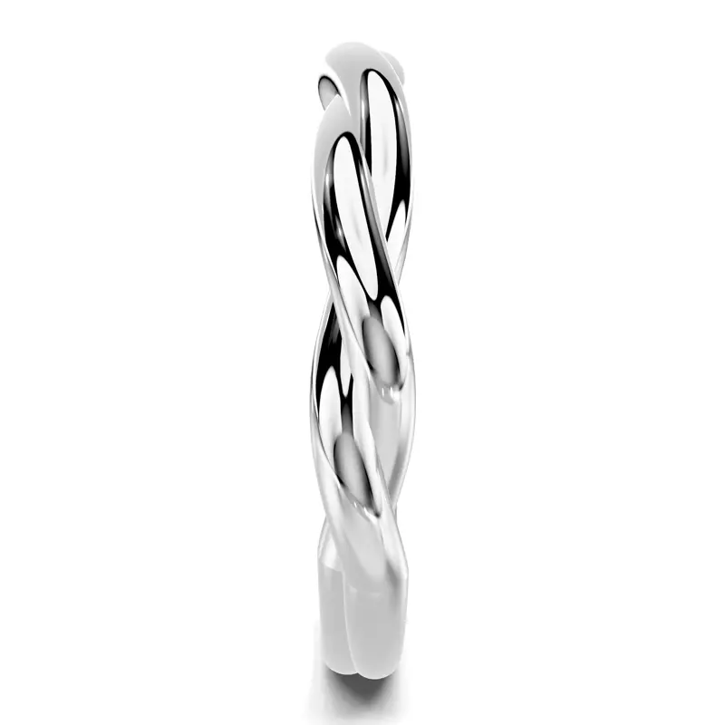 18K White Gold Riona Twist Band