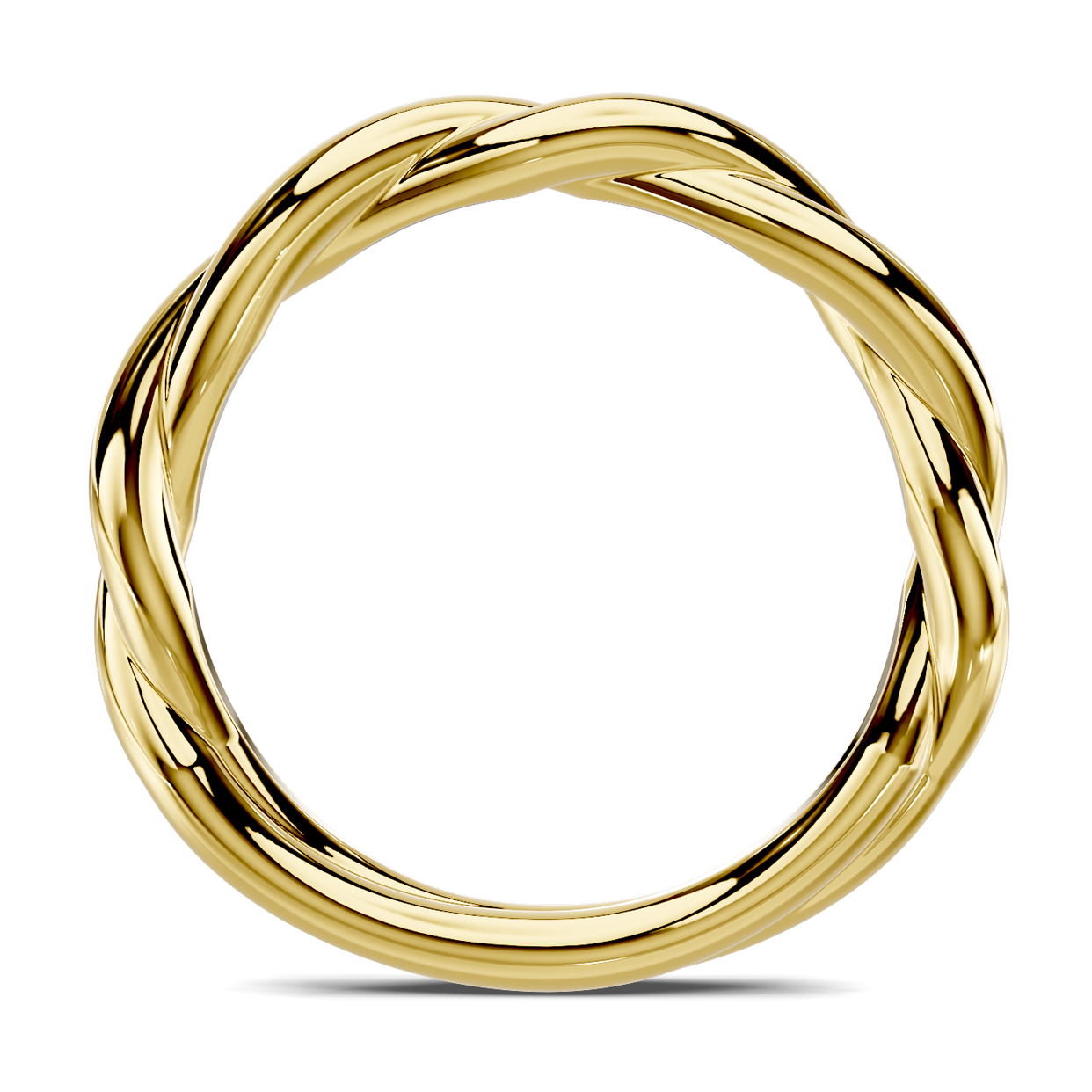 18K Yellow Gold Riona Twist Band
